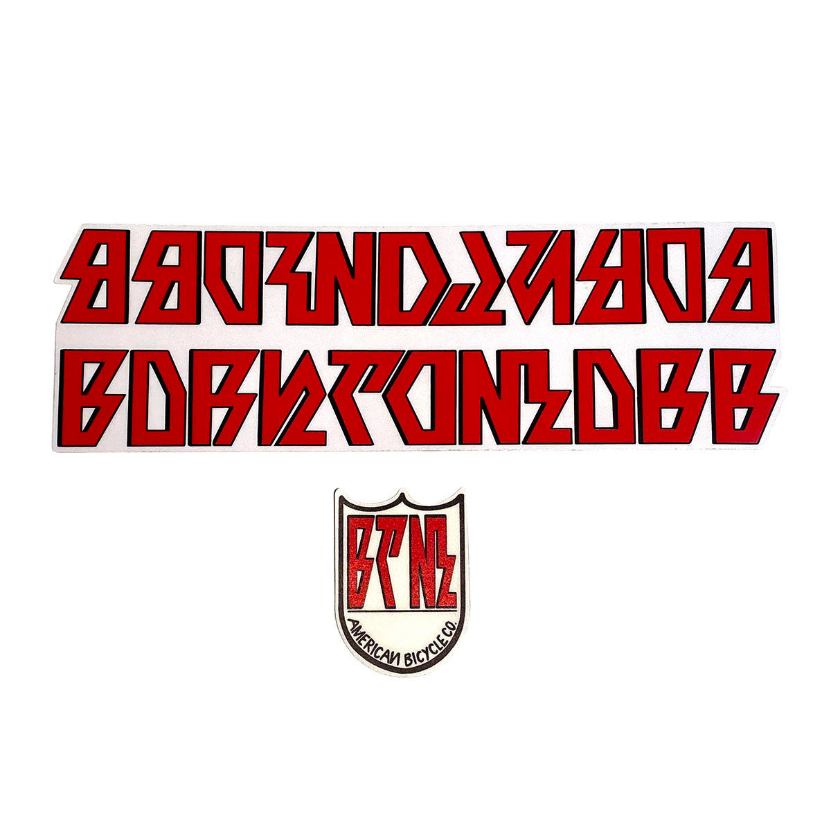 S&M HODER BORN TO MOBB XL FRAME STICKERS