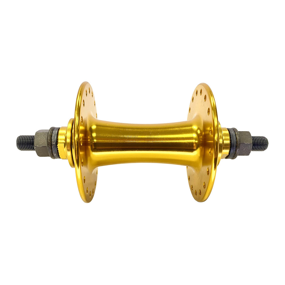 S&M 3/8" FRONT HUB SEALED HIGH FLANGE - GOLD