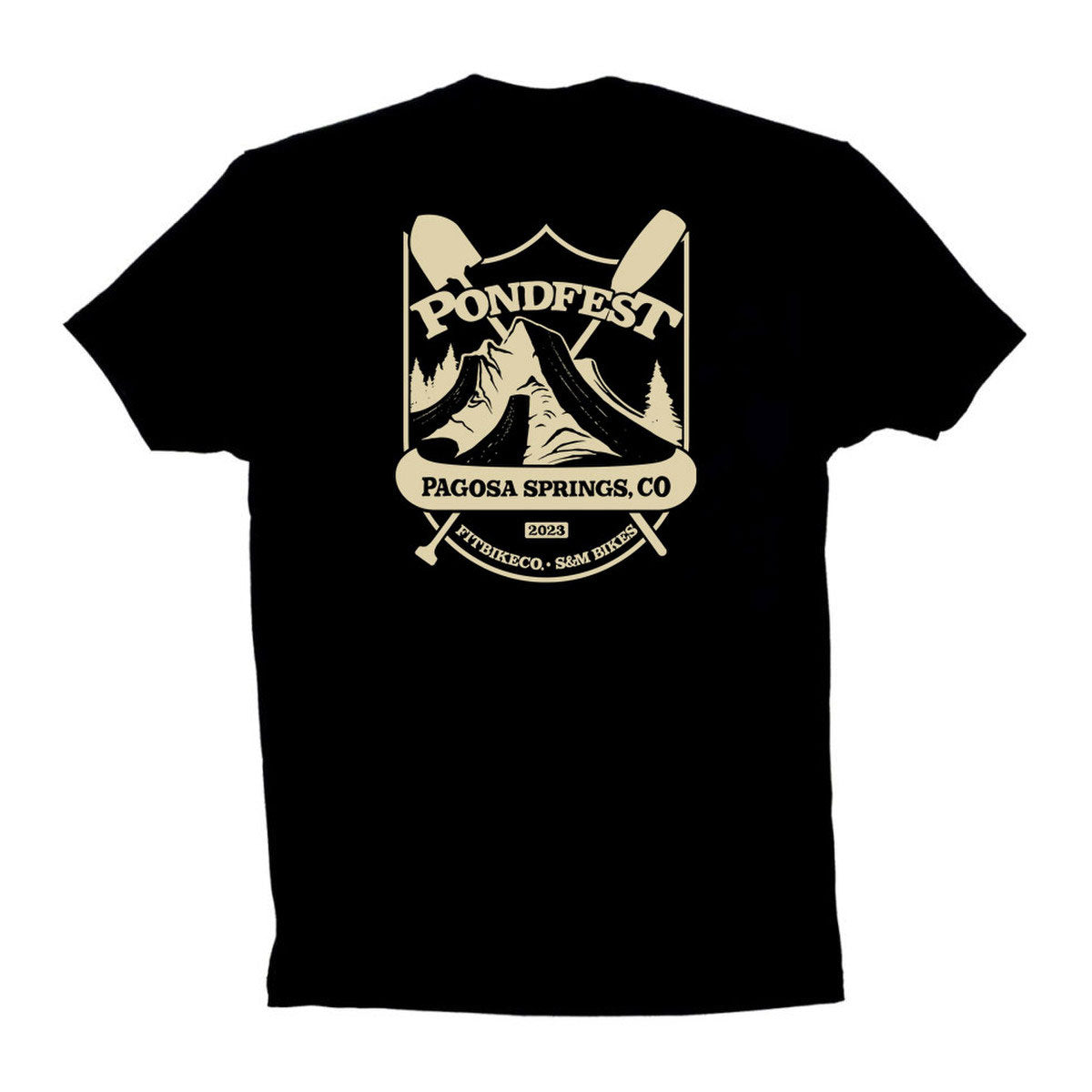 PONDFEST SHIELD T - BLACK