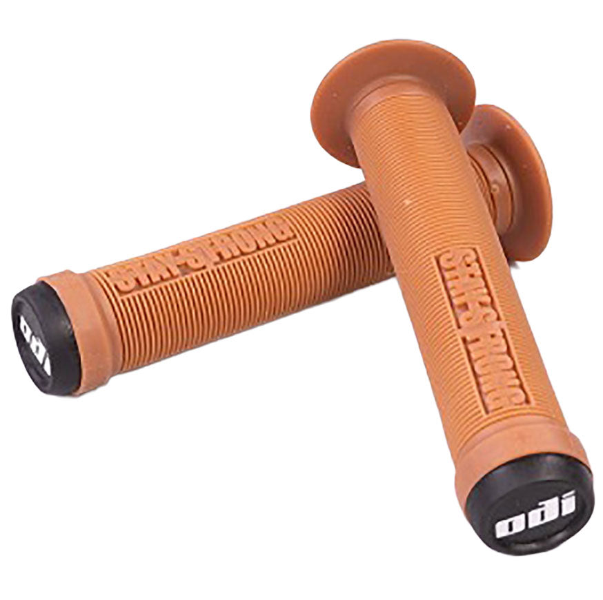 ODI STAY STRONG LION HEART GRIPS Black, Army Green, Gum Rubber, Mint