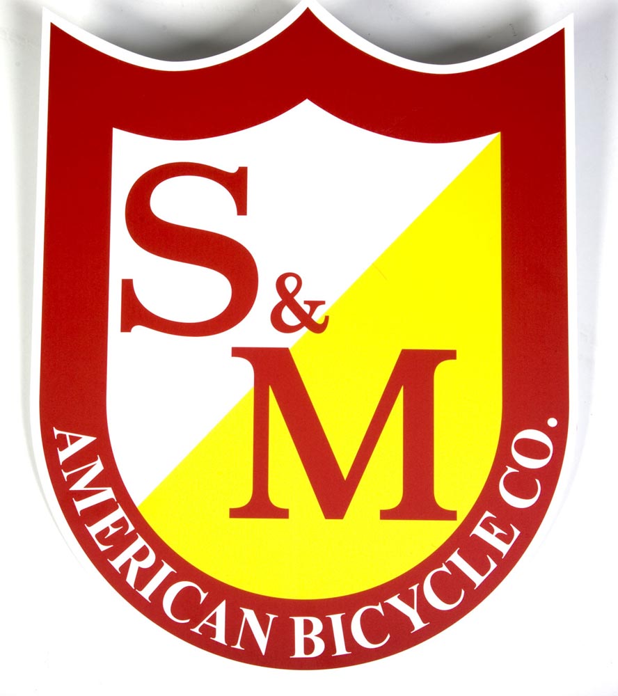 S&M INDIVIDUAL BIG SHIELD STICKER 20cm x 16cm