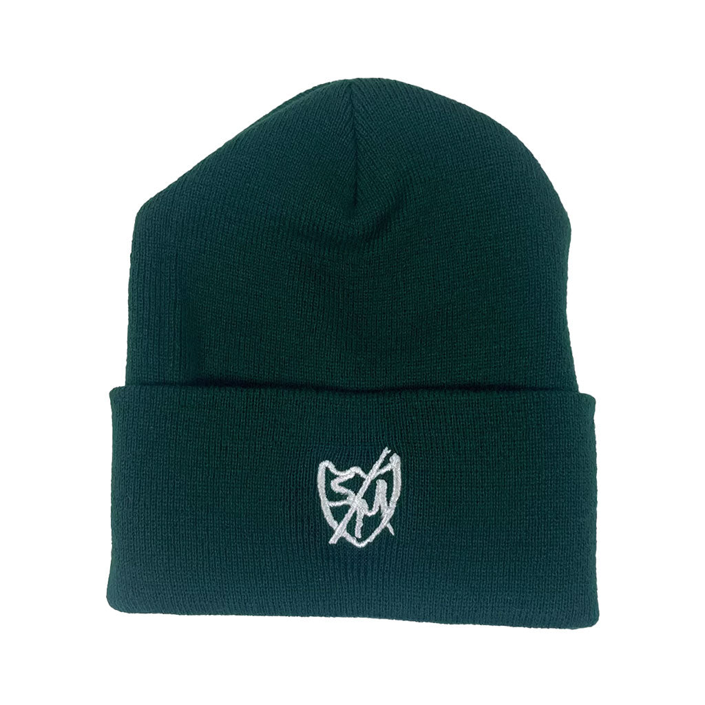 S&M SHARPIE SHIELD CUFFED BEANIE - SPRUCE