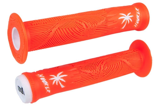 ODI “HUCKER” SIGNATURE GRIPS ORANGE/WHITE