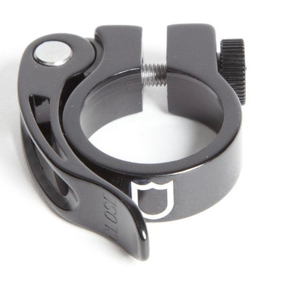 S&M QUICK RELEASE SEAT CLAMP BLACK 30MM I.D. FOR 27.2MM SEATPOST