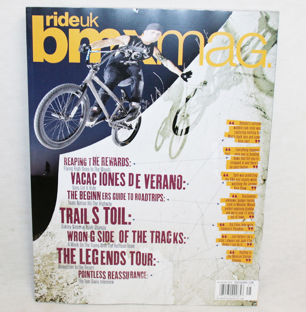 RIDE UK BMX MAGAZINE ISSUE 145