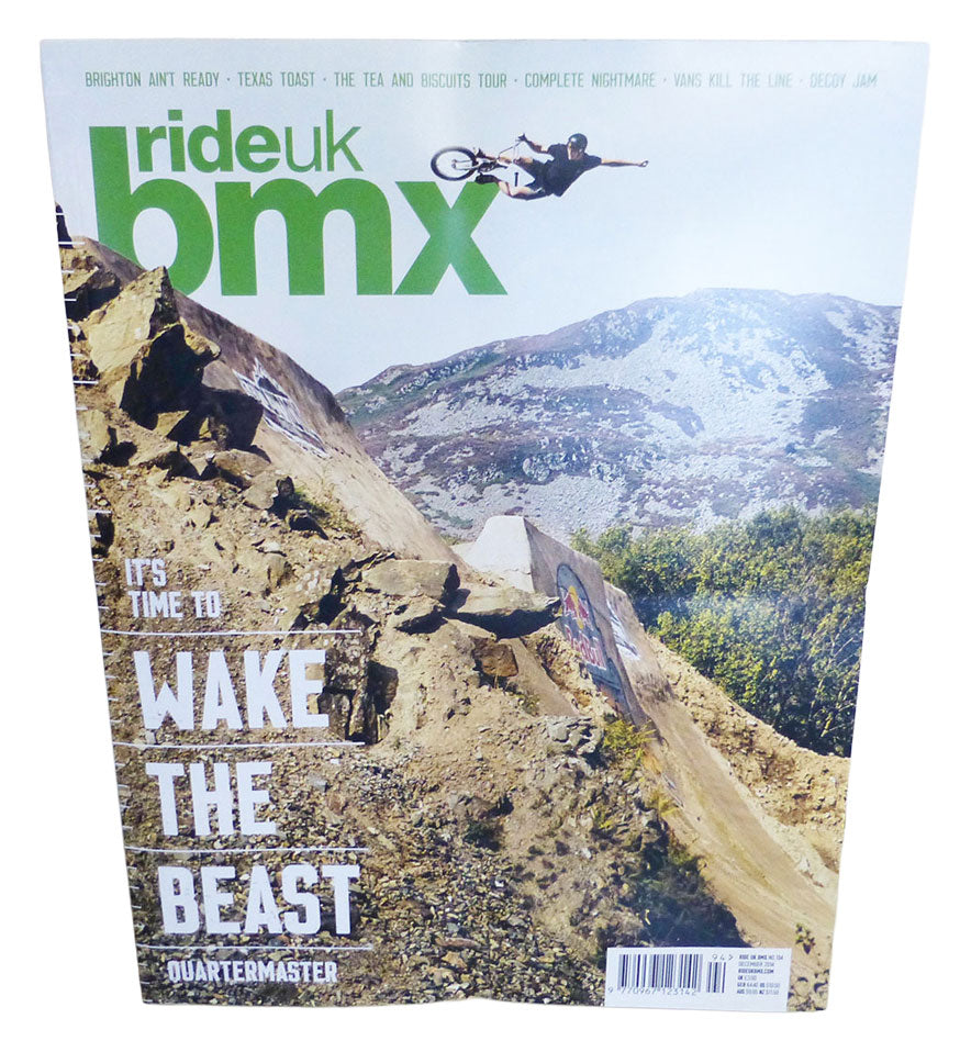 RIDE UK BMX MAGAZINE ISSUE 194 - WAKE THE BEAST ISSUE ポスター付き