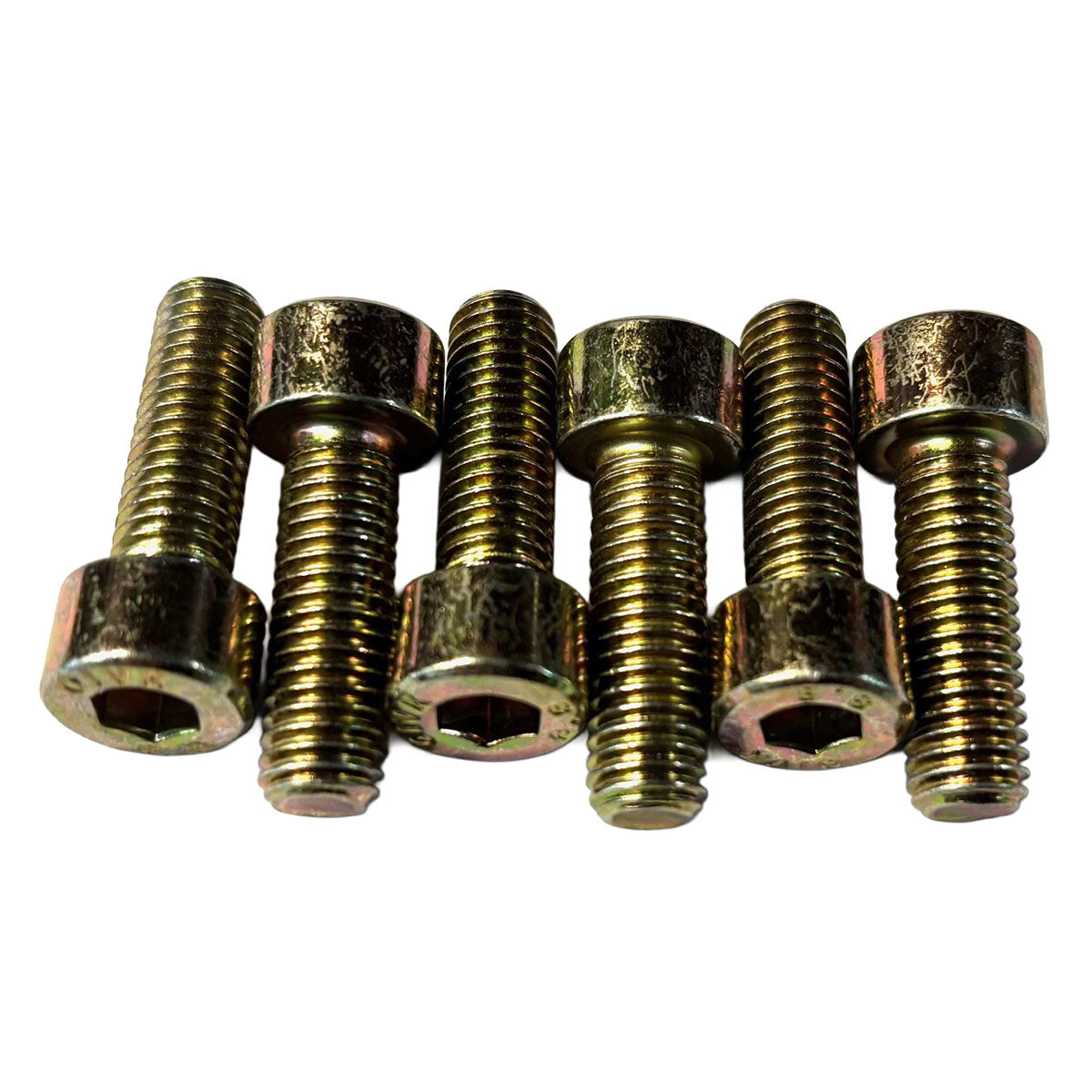 GOLD METRIC STEM BOLTS FOR MODERN USA MADE FIT/S&M STEMS (QTY 6)