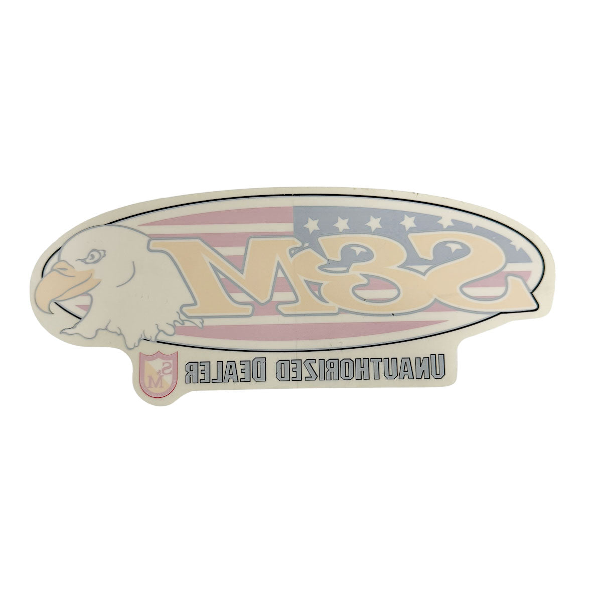 S&M Retro Sticker Dealer Sticker