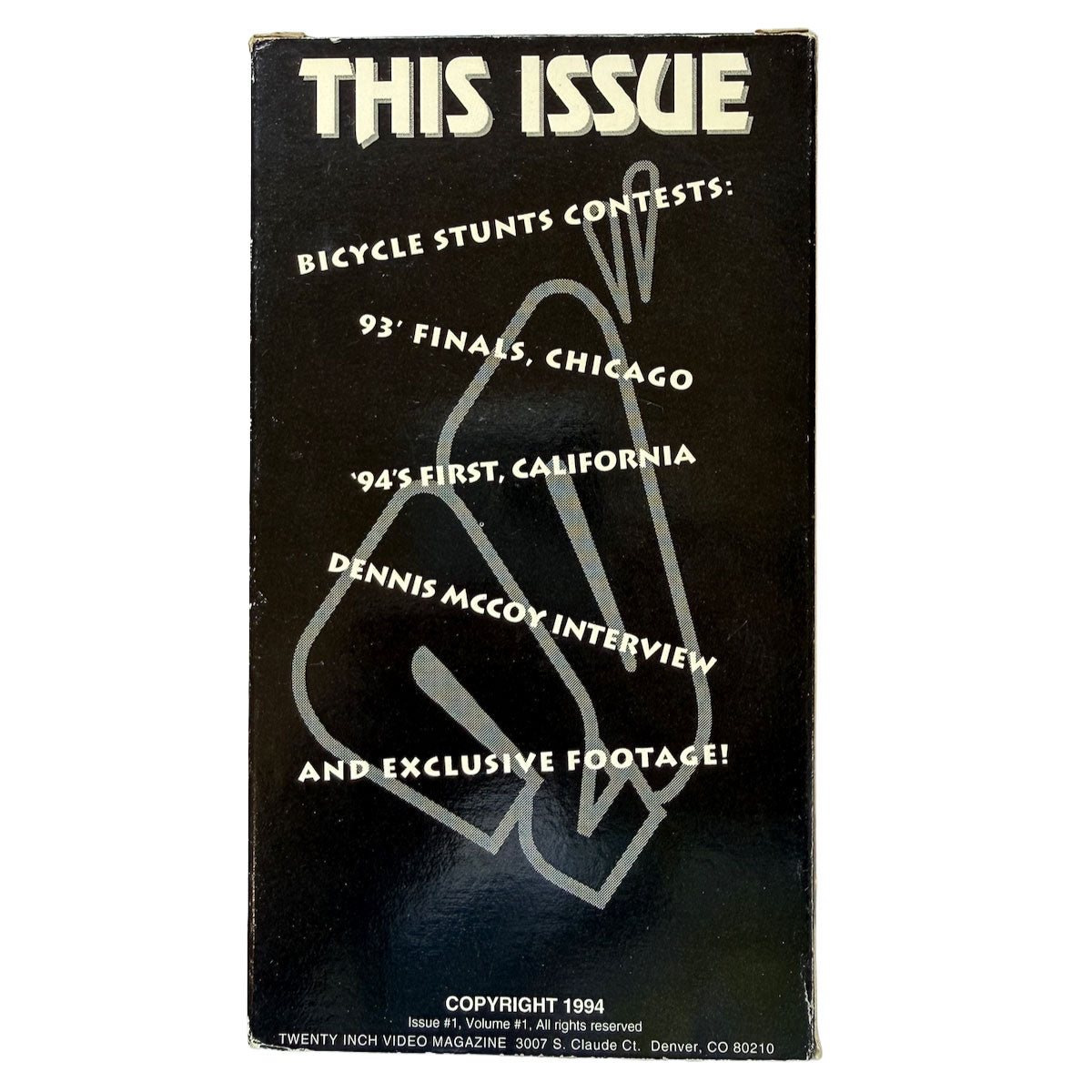 Twenty Inch Video Magazine Issue 1