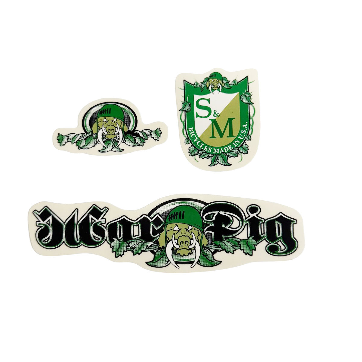 S&M Retro Sticker WAR PIG Sticker Set