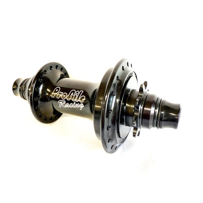 PROFILE ELITE CASSETTE REAR HUB 36H BLACK (3/8" クロモリボルト - 9T-11Tクロモリコグドライバー )