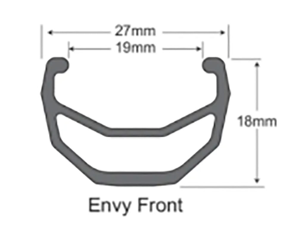 SUN RINGLE ENVY RIM 20" 36H  FRONT BLACK