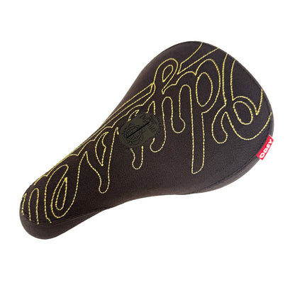 ODYSSEY BIG-STITCH FAT PIVOTAL SEAT BLACK GOLD STITCH