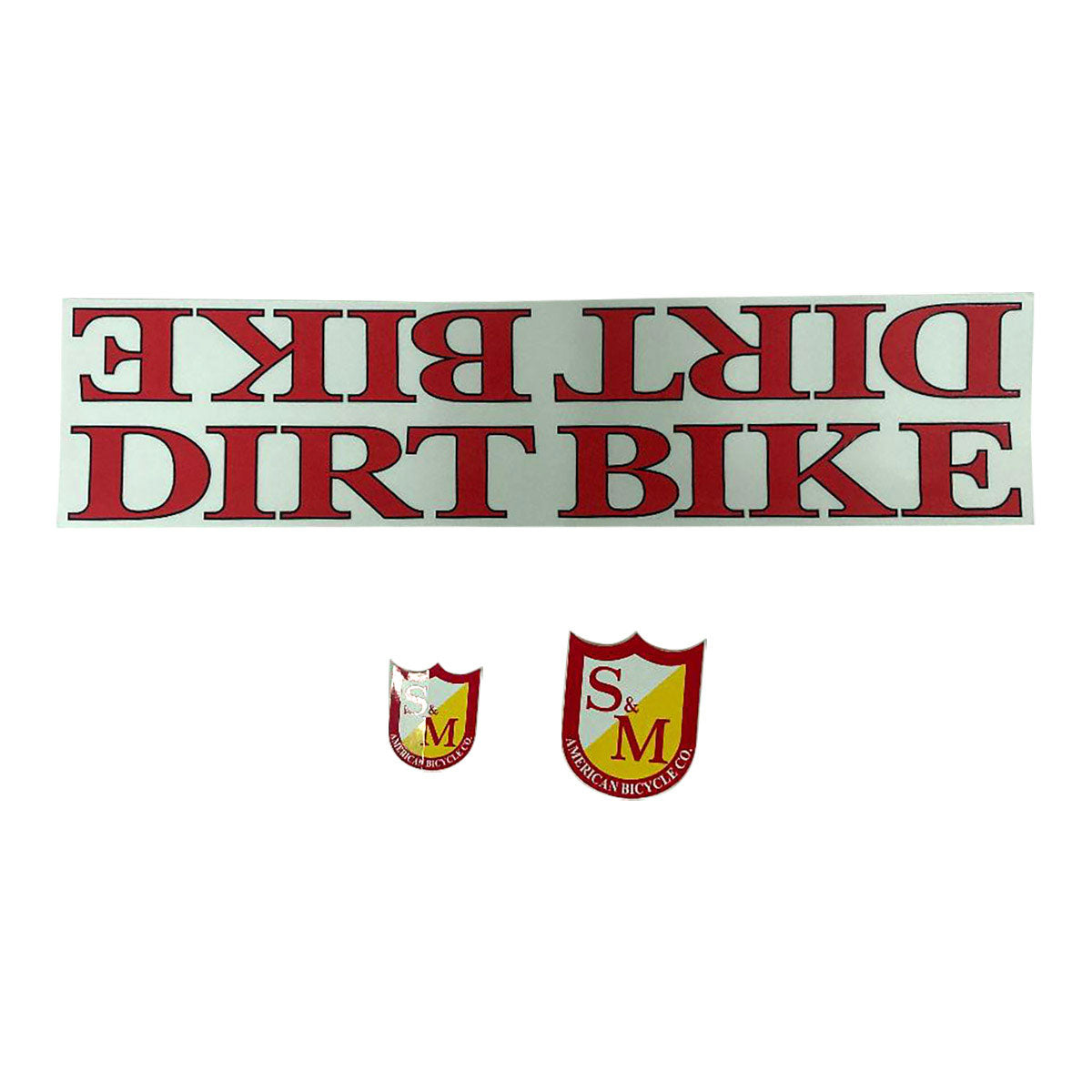 S&M DIRT BIKE FRAME STICKER