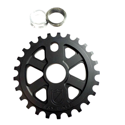 S&M X-MAN SPROCKET 25T MATTE BLACK