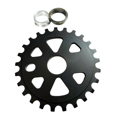S&M X-MAN SPROCKET 25T MATTE BLACK