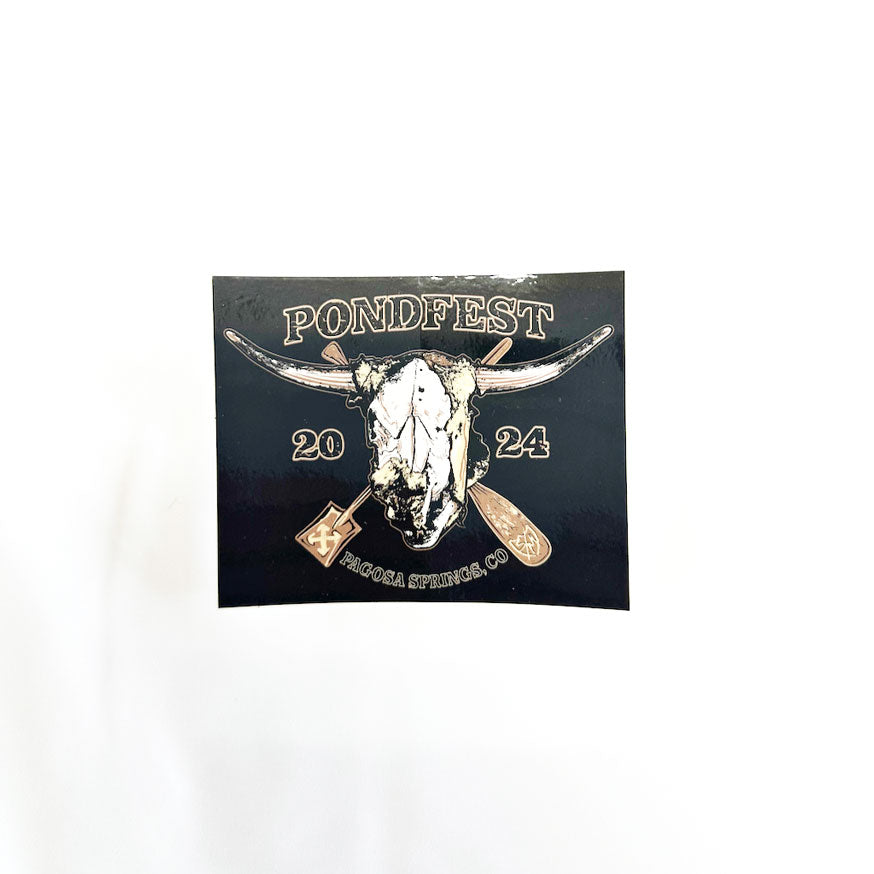 PONDFEST 2024 STICKER 4" X 4"