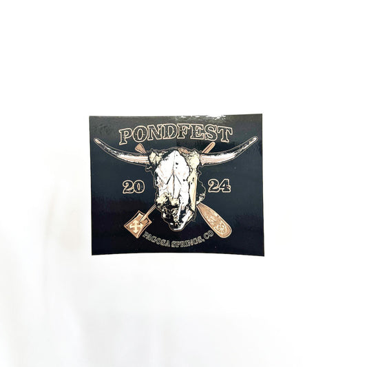 PONDFEST 2024 STICKER 4" X 4"