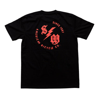 S&M BOLT POCKET TEE Black
