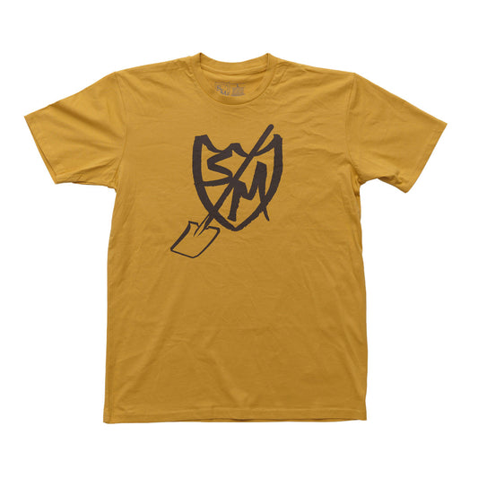 S&M SHOVEL SHIELD TEE Mustard