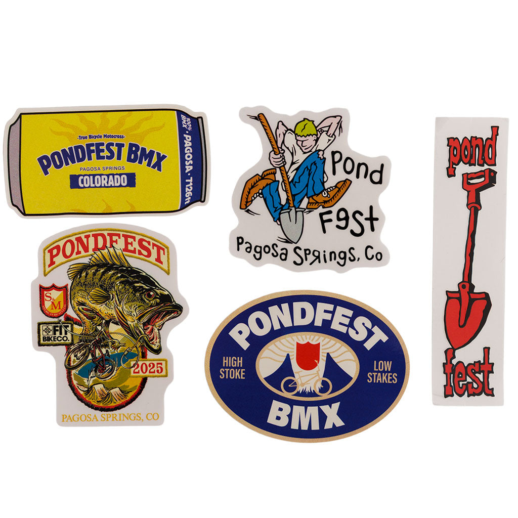 PONDFEST 2025 STICKERS (5 PACK)