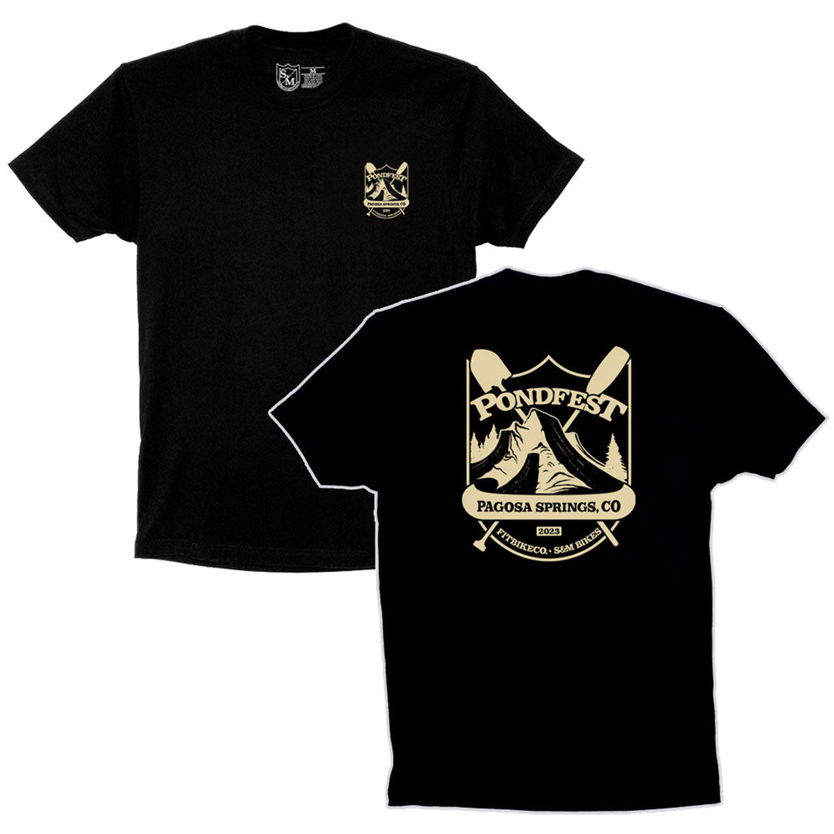 PONDFEST SHIELD T - BLACK