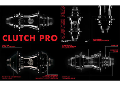 ODYSSEY CLUTCH PRO FREECOASTER LHD HUB W/GUARD BLK