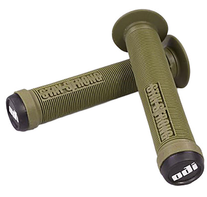 ODI STAY STRONG LION HEART GRIPS Black, Army Green, Gum Rubber, Mint