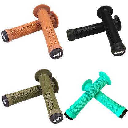 ODI STAY STRONG LION HEART GRIPS Black, Army Green, Gum Rubber, Mint