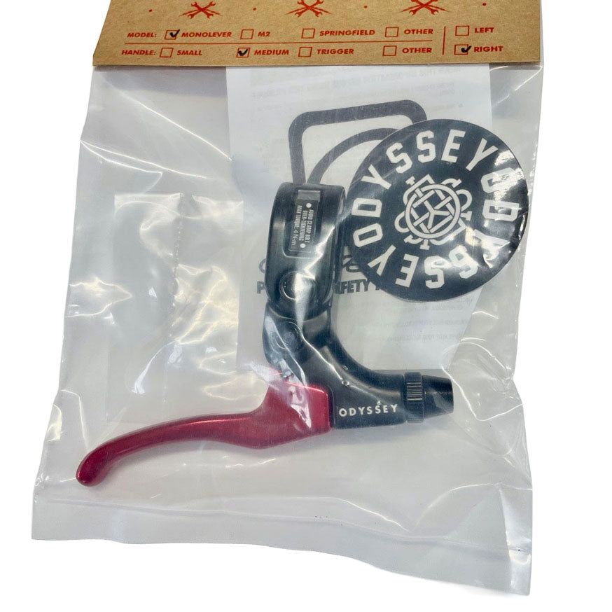 ODYSSEY MONOLEVER MEDIUM (RIGHT) ANODIZED-RED