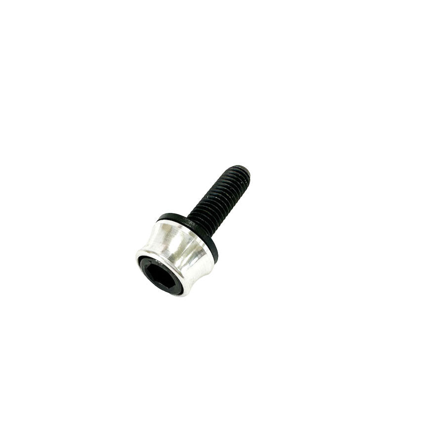 PROFILE 3/8" AXLE BOLT & VOLCANO WASHER SET (POLISH)