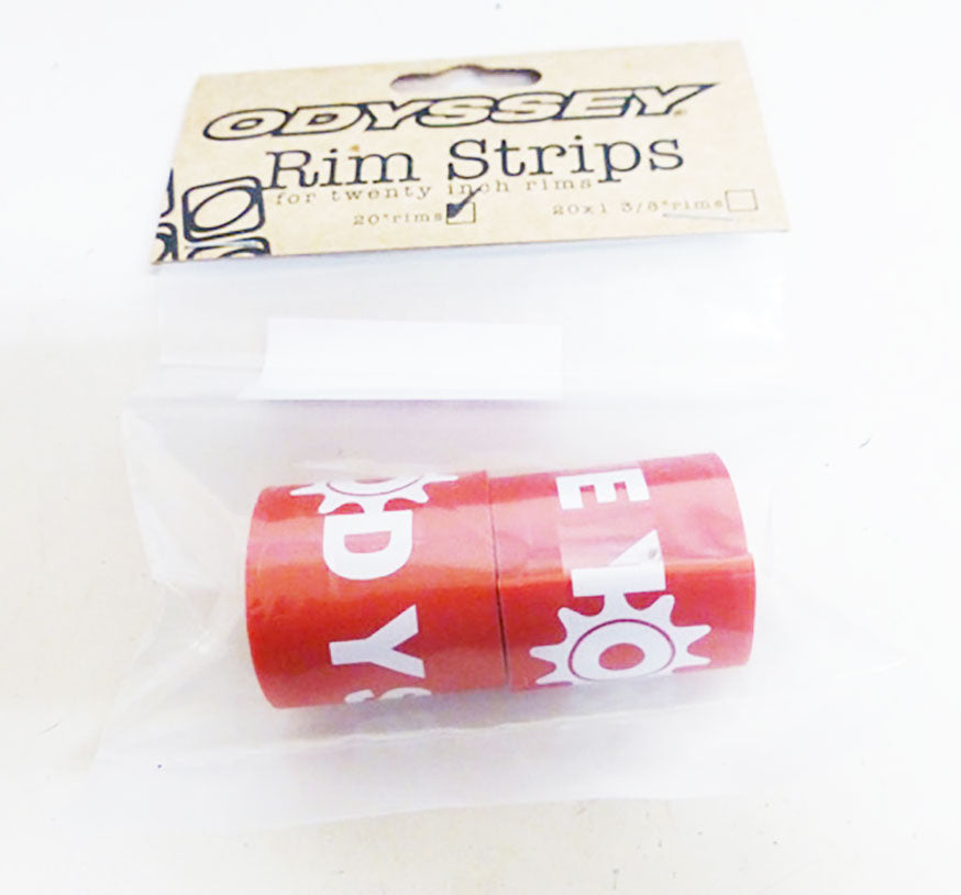 ODYSSEY 20" BMX RIM STRIP RED HIGH PRESSURE（二個ワンセット）