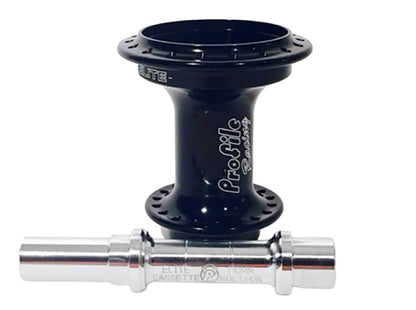 PROFILE ELITE BMX RR HUB AXLE (3PC用) ALUMINUM