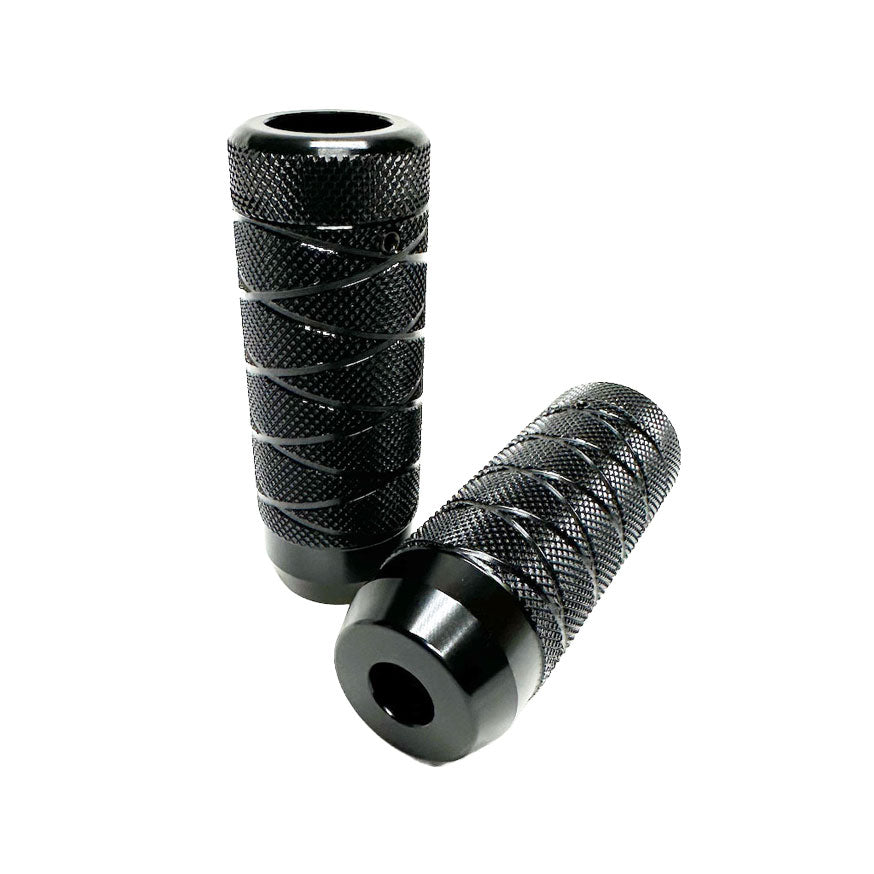 TNB ROTATION PEGS 110MM ローレットキャップ・タイプ BLACK