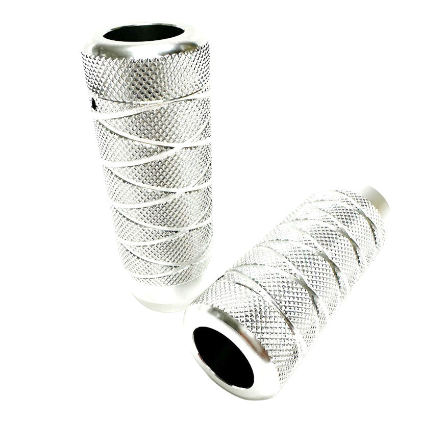 TNB ROTATION PEGS 110MM ローレットキャップ・タイプ SILVER