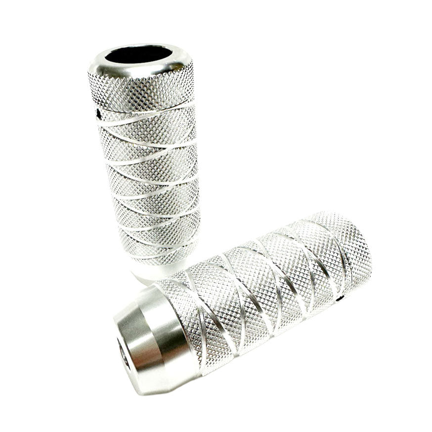 TNB ROTATION PEGS 110MM ローレットキャップ・タイプ SILVER