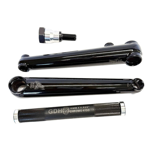 PROFILE BMX RACE CRANK SET / 145mm BLACK  GDH中空クロモリ・アクスル