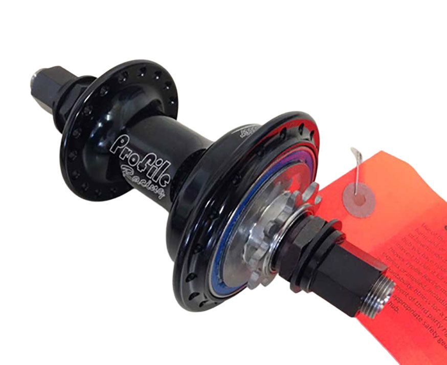 PROFILE Z COASTER HUB 14mm 9T (TITANIUM AXLE / TITANIUM DRIVER) (BLACK)