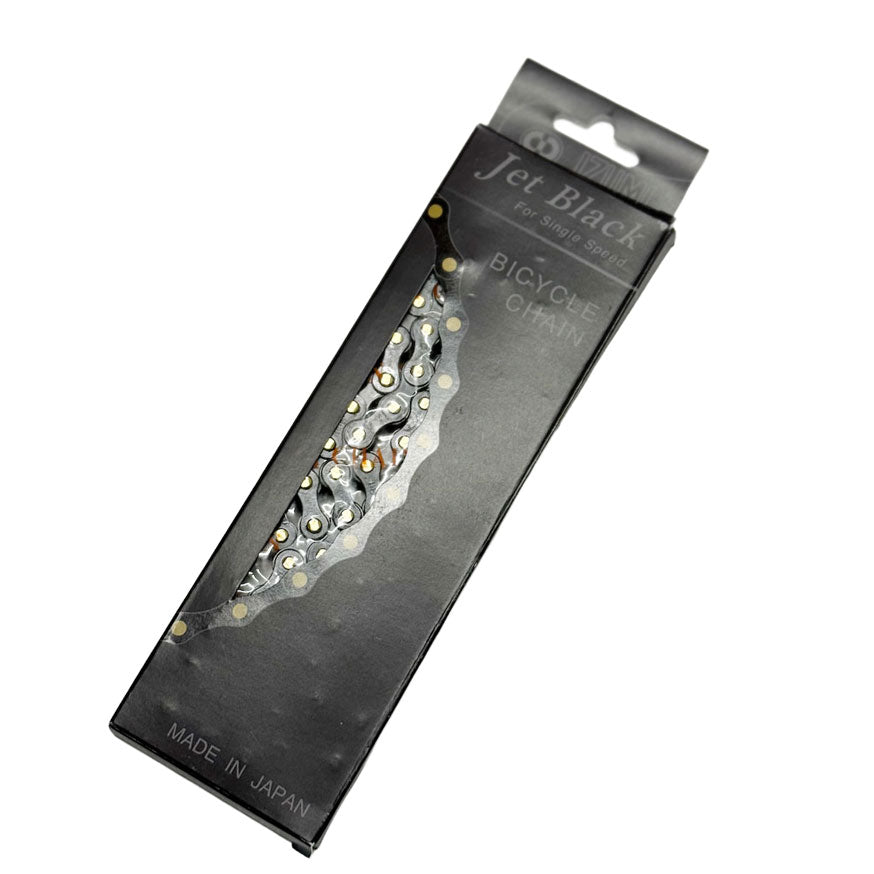 IZUMI JET BLACK CHAINS 1/2インチX1/8インチ 116L -BLACK-