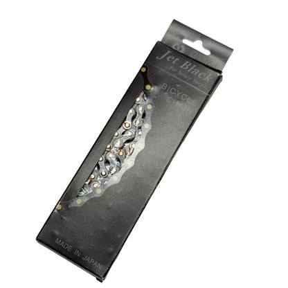 IZUMI JET BLACK CHAINS 1/2インチX1/8インチ 116L -BLACK-
