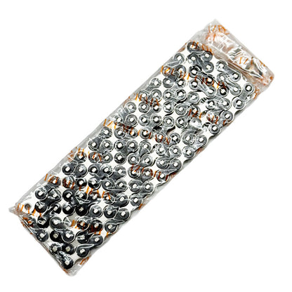 IZUMI JET BLACK CHAINS 1/2インチX1/8インチ 116L -SILVER-