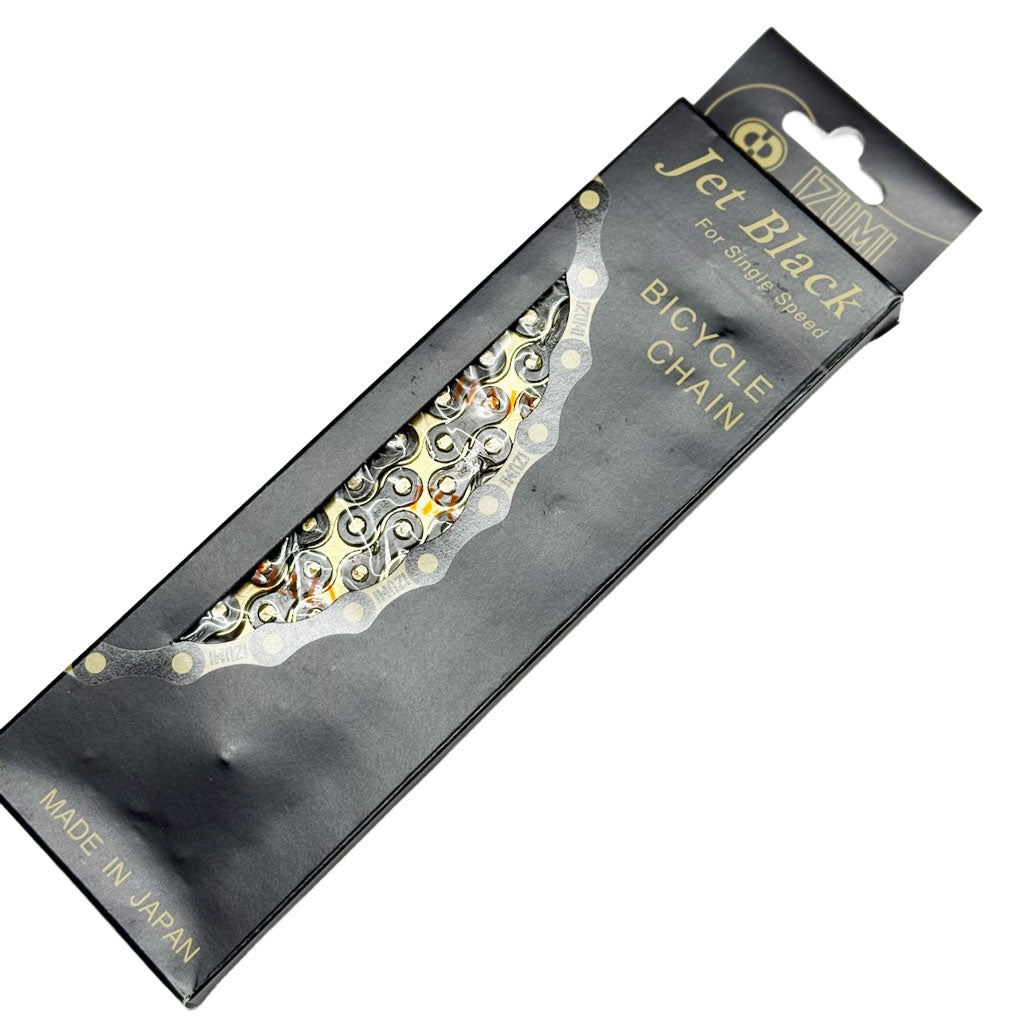 IZUMI JET BLACK CHAINS 1/2インチX1/8インチ 116L -GOLD-