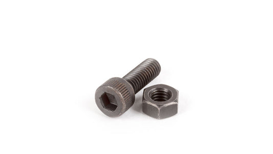 S&M NUT/BOLT FOR CAST SEAT CLAMP M6 X 18 BOLT AND M6 NUT (5MM HEAD)