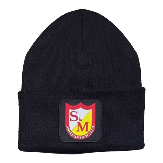 S&M THINSULATE CUFFED BEANIE - BLACK
