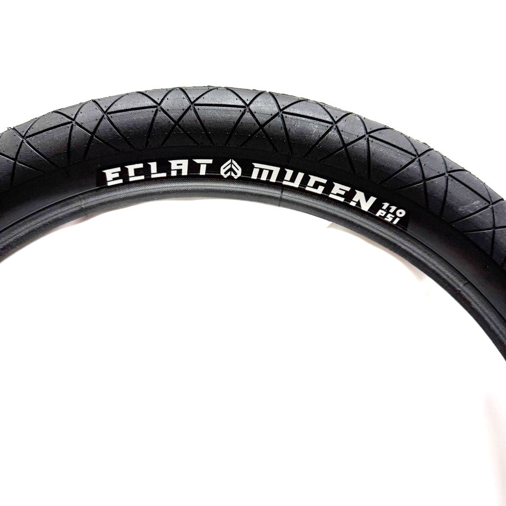 ECLAT MUGEN TIRE 20"x1.95" 110PSI BLACK/BLACK WALL