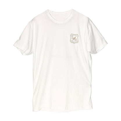 S&M RAILS AND TRAILS T - WHITE W/FRONT AND BACK PRINT