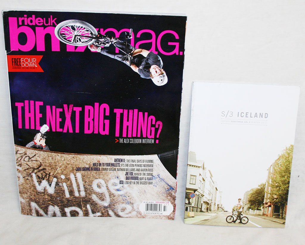 RIDE UK BMX MAGAZINE ISSUE 147 4DOWNの小冊子付き