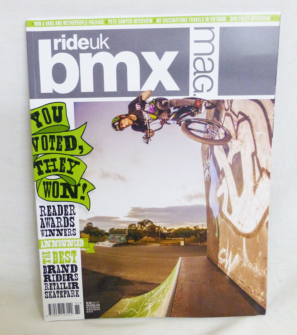 RIDE UK BMX MAGAZINE ISSUE 185