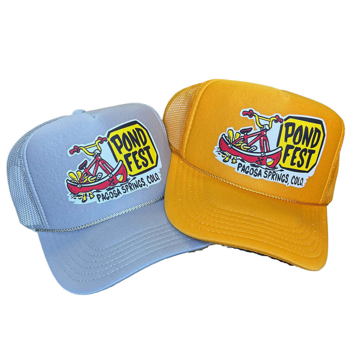 PONDFEST TALL TRUCKER  GOLD
