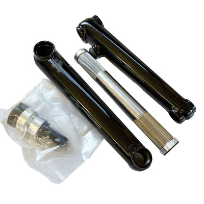 PROFILE BMX RACE CRANK SET / 160mm BLACKクランクアーム & GDH中空チタン・アクスル